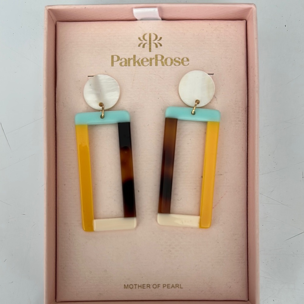 Parker Multicolor Mother of Pearl Earrings
